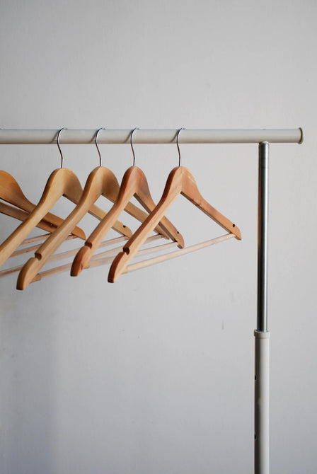 Elegant Wooden Hangers for Minimalist Clothing Storage - Storehouse Essentials