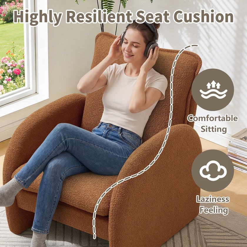 Modern Sherpa Accent Chair - Storehouse Essentials