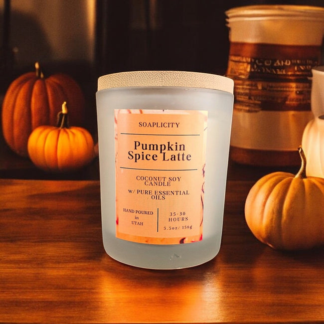 Pumpkin Spice Latte Coconut-Soy Candle - Storehouse Essentials