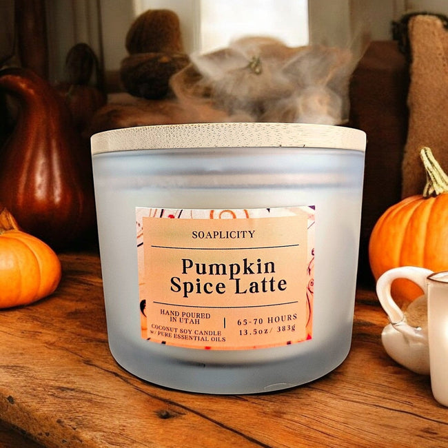 Pumpkin Spice Latte Coconut-Soy Candle - Storehouse Essentials