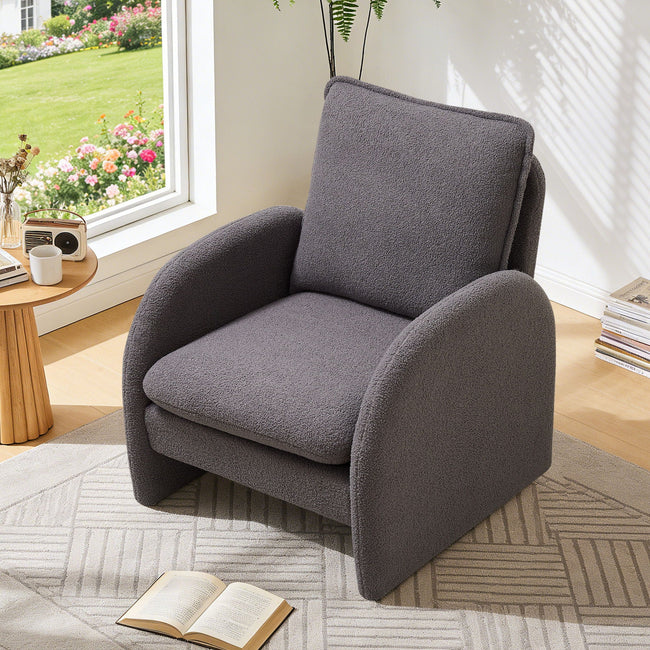 Modern Sherpa Accent Chair - Storehouse Essentials