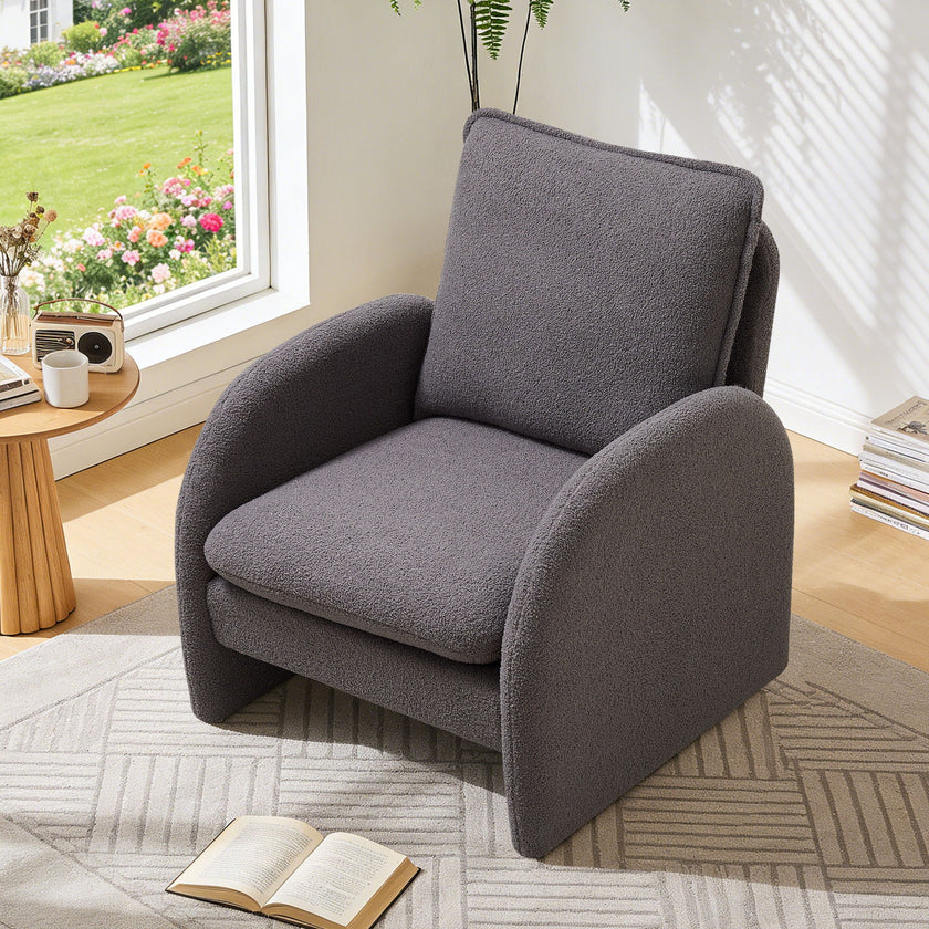 Modern Sherpa Accent Chair - Storehouse Essentials