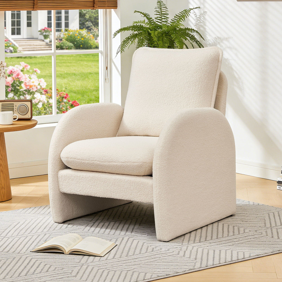 Modern Sherpa Accent Chair - Storehouse Essentials