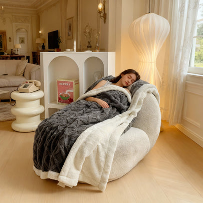 Luxury Plush Flannel Throw Blanket - Storehouse Essentials