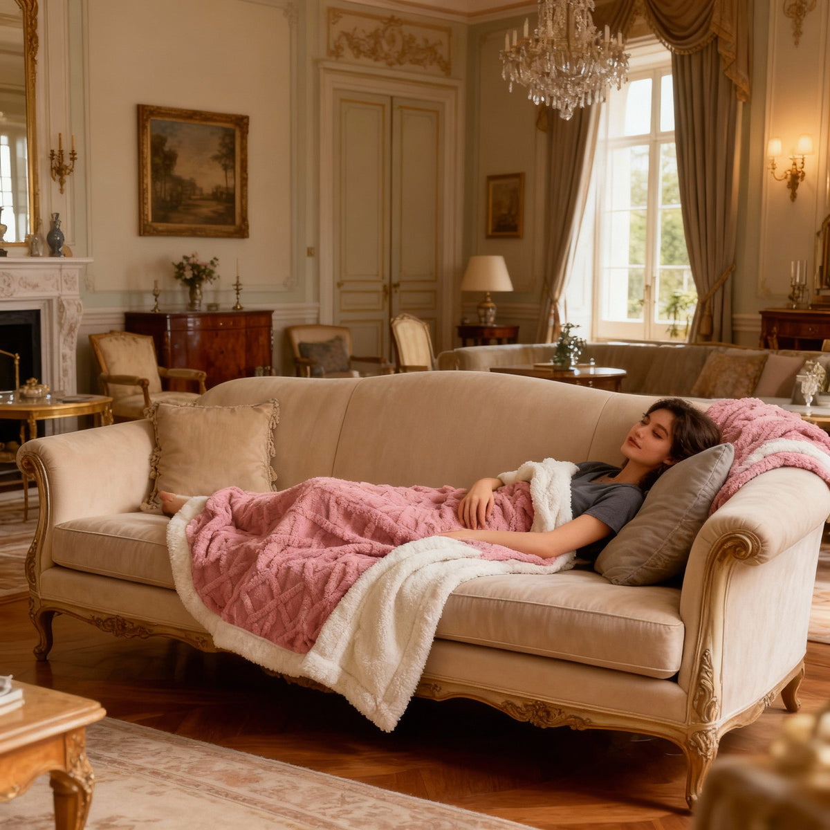 Luxury Plush Flannel Throw Blanket - Storehouse Essentials