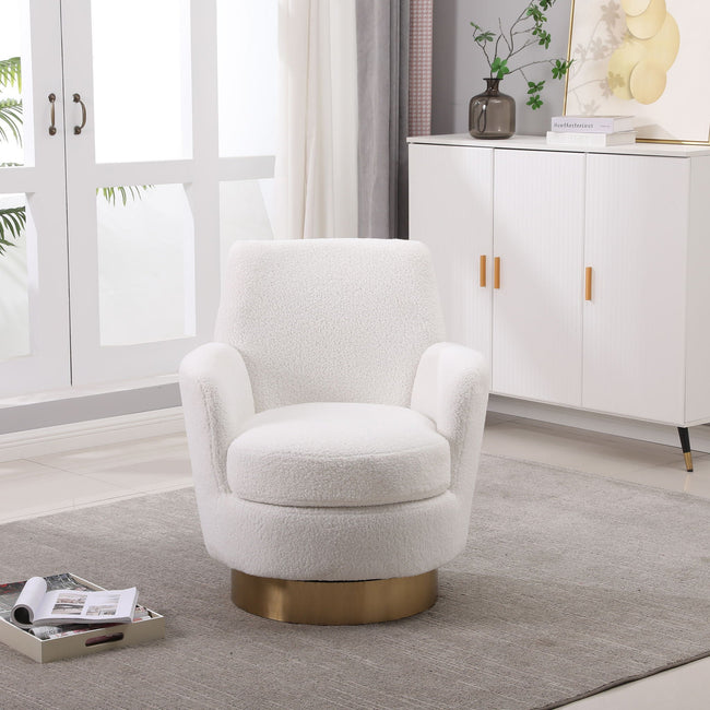 Teddy Swivel Barrel Accent Chair - Storehouse Essentials