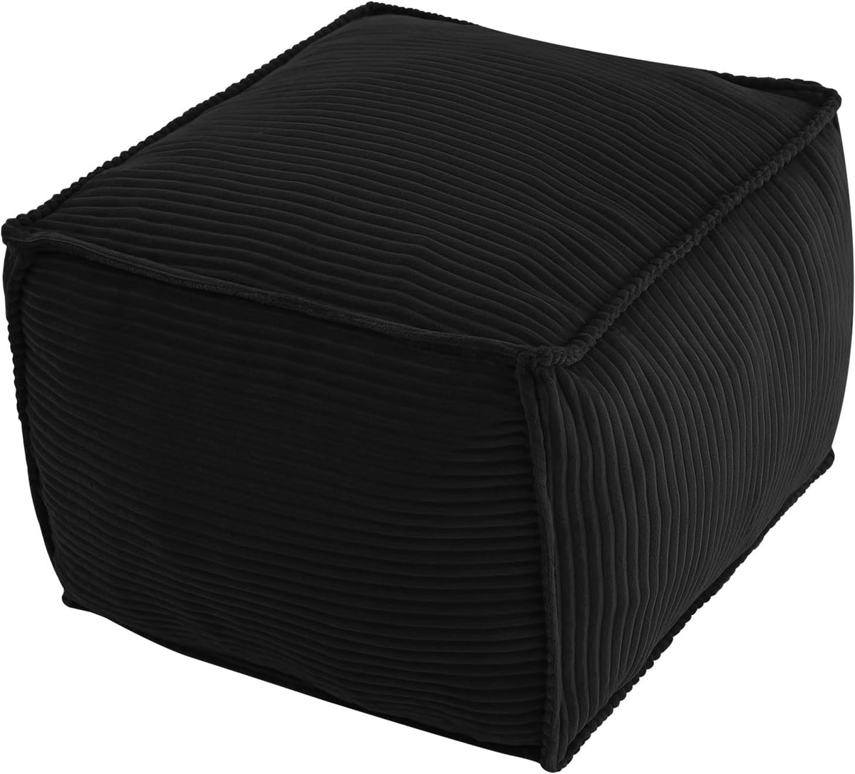 Round Plush Pouf Ottoman, 20