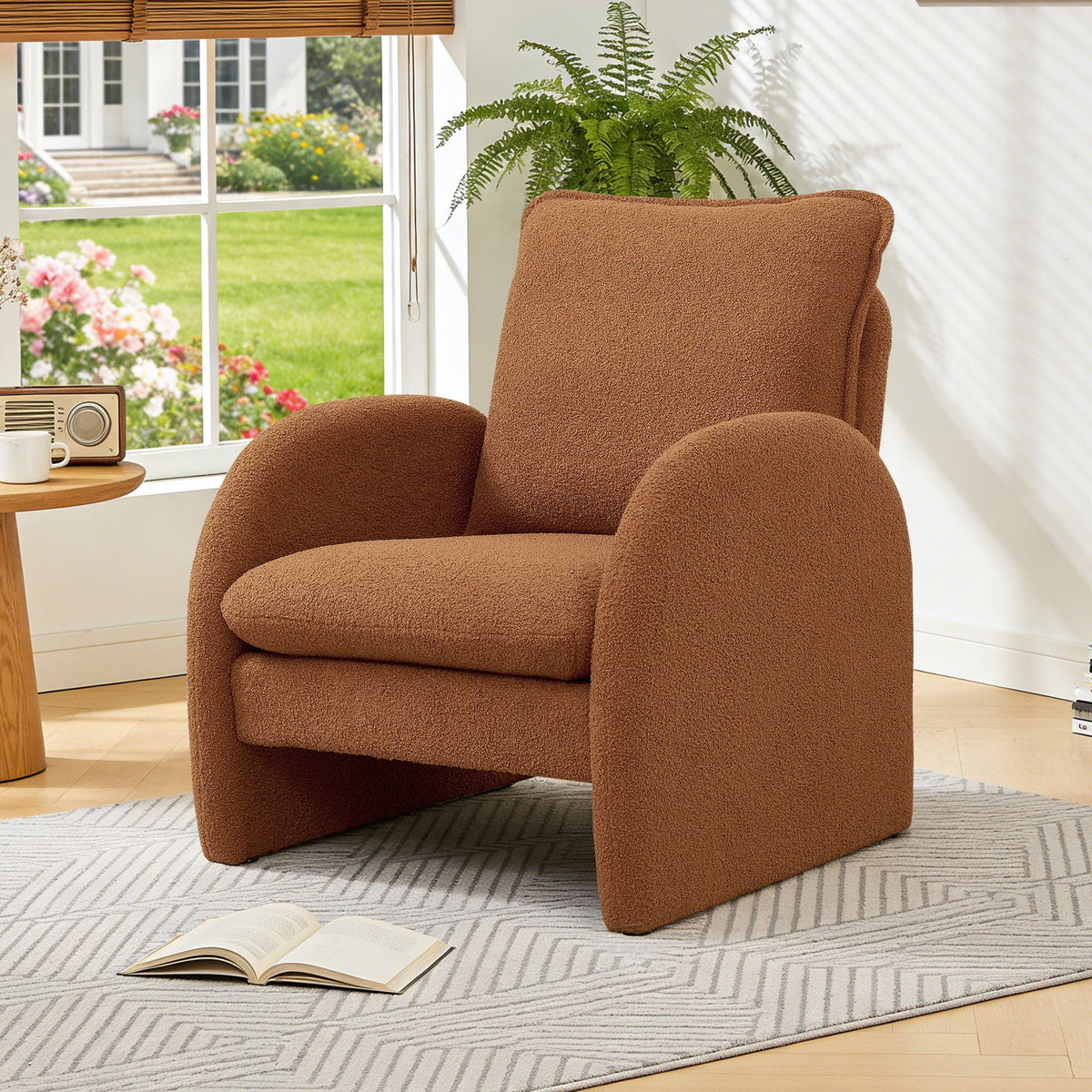 Modern Sherpa Accent Chair - Storehouse Essentials