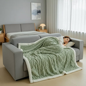 Luxury Plush Flannel Throw Blanket - Storehouse Essentials