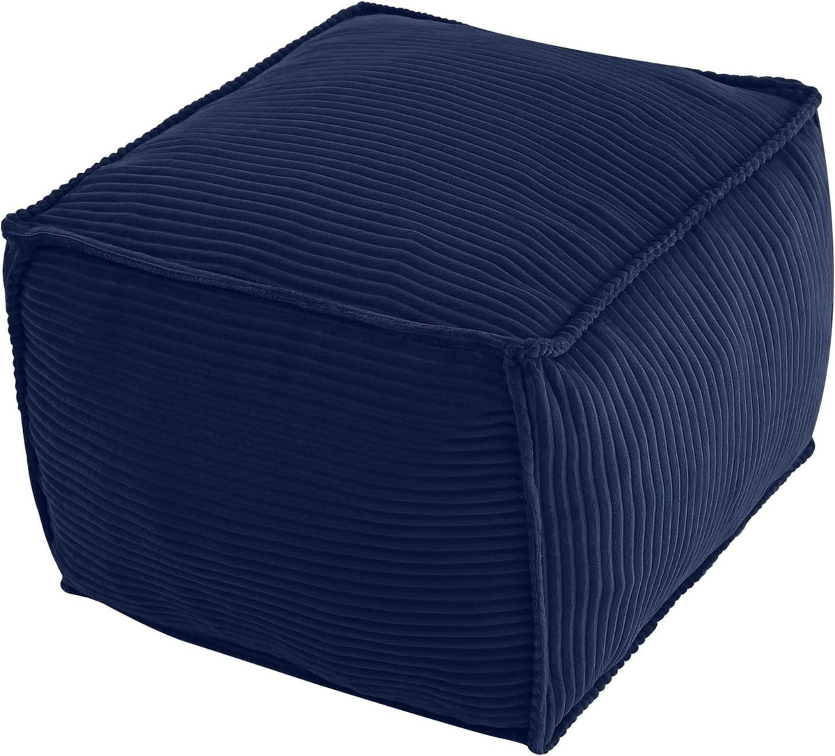 Round Plush Pouf Ottoman, 20