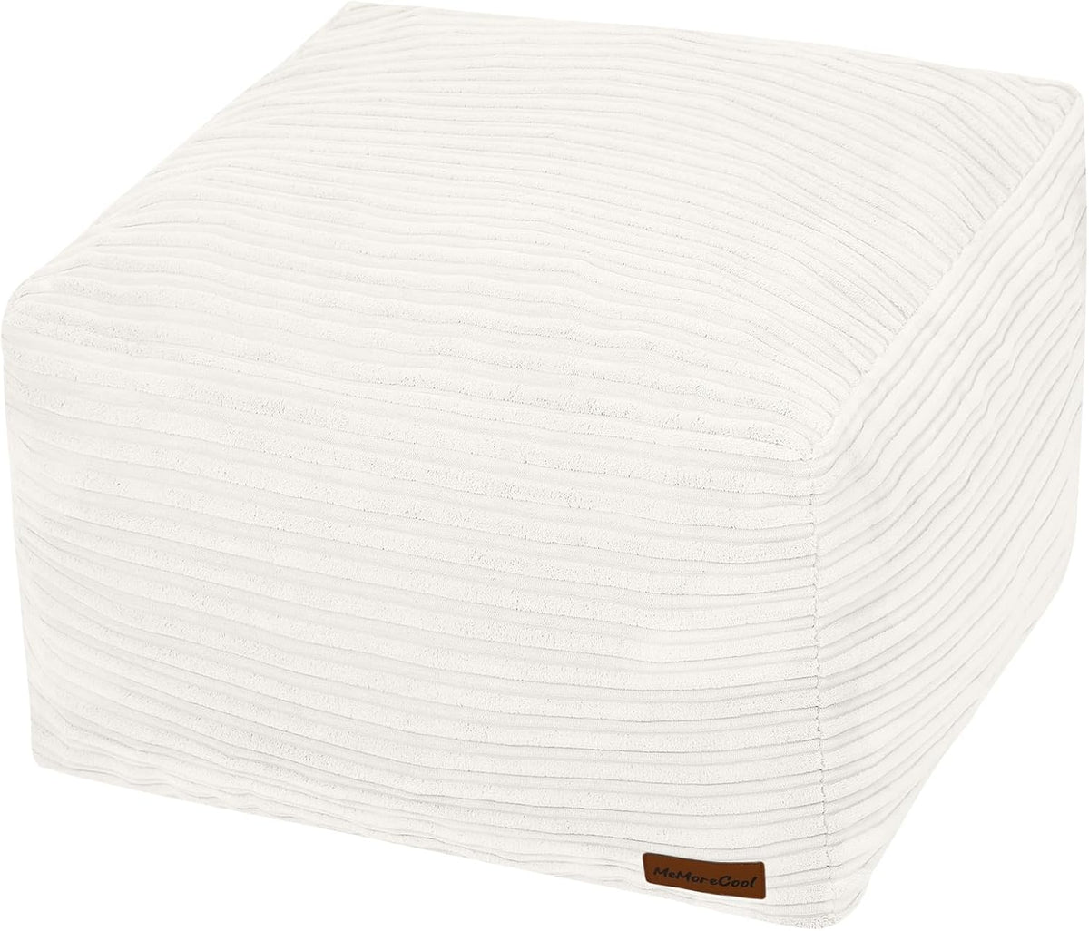 Round Plush Pouf Ottoman, 20