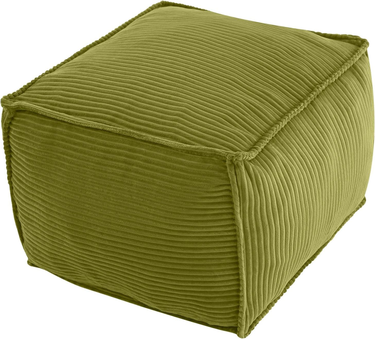 Round Plush Pouf Ottoman, 20