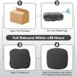 Round Plush Pouf Ottoman, 20