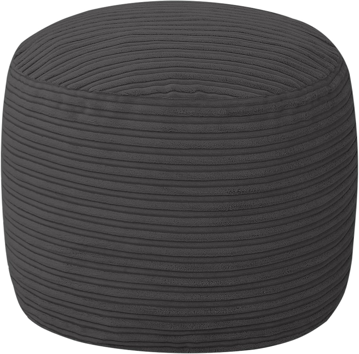 Round Plush Pouf Ottoman, 20