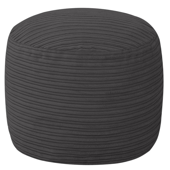 Round Plush Pouf Ottoman, 20