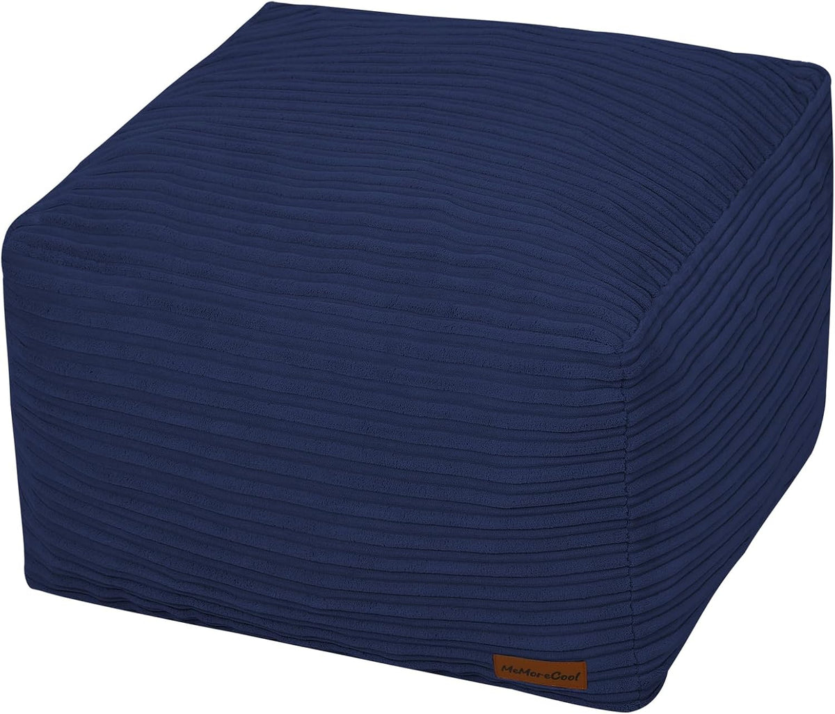 Round Plush Pouf Ottoman, 20