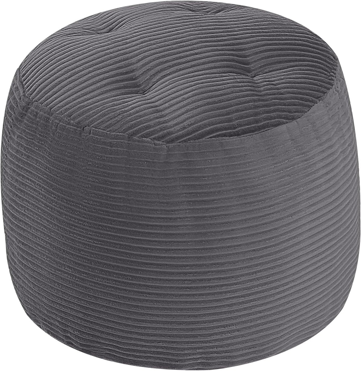 Round Plush Pouf Ottoman, 20