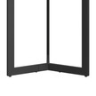 Round Side Table with Metal Frame – Brown - Storehouse Essentials