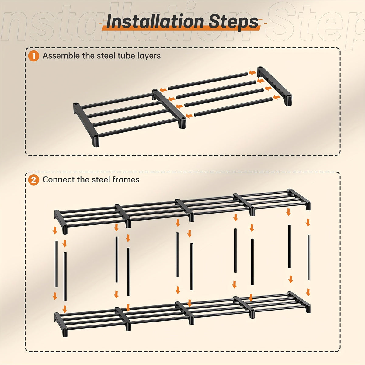 Stackable Shoe Rack & Bookshelf - Storehouse Essentials