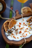 Pumpkin-Shaped Wooden Dough Bowl Candle - Storehouse Essentials