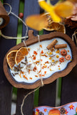 Pumpkin-Shaped Wooden Dough Bowl Candle - Storehouse Essentials