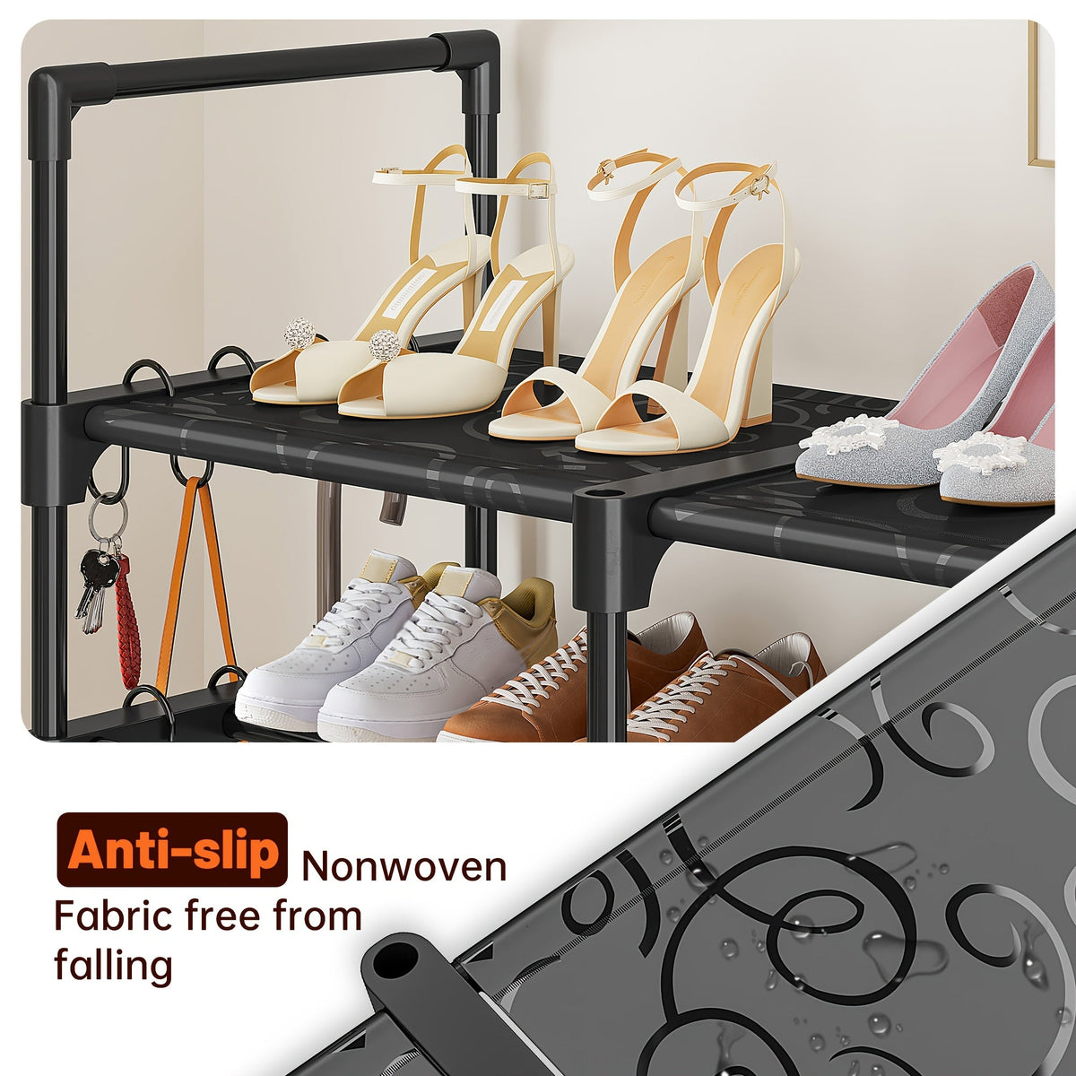 Stackable Shoe Rack & Bookshelf - Storehouse Essentials
