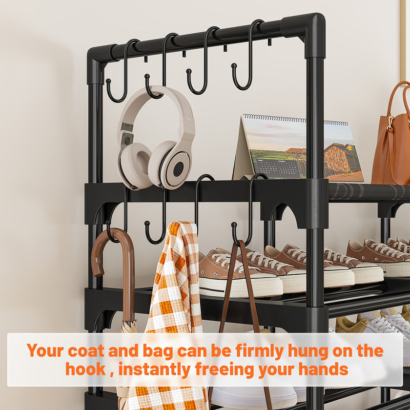 Stackable Shoe Rack & Bookshelf - Storehouse Essentials