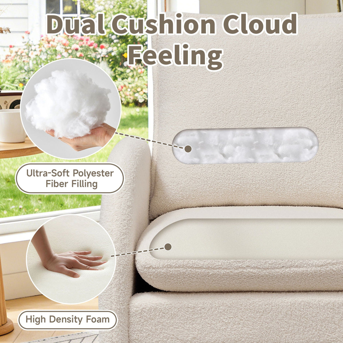 Modern Sherpa Accent Chair - Storehouse Essentials