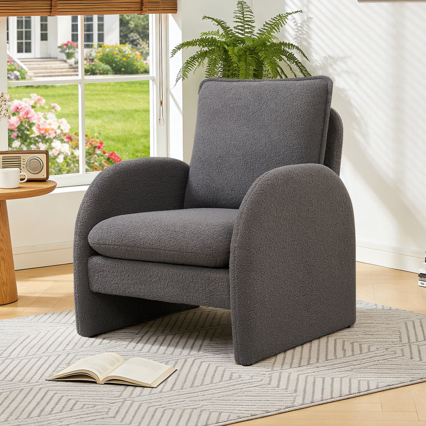 Modern Sherpa Accent Chair - Storehouse Essentials