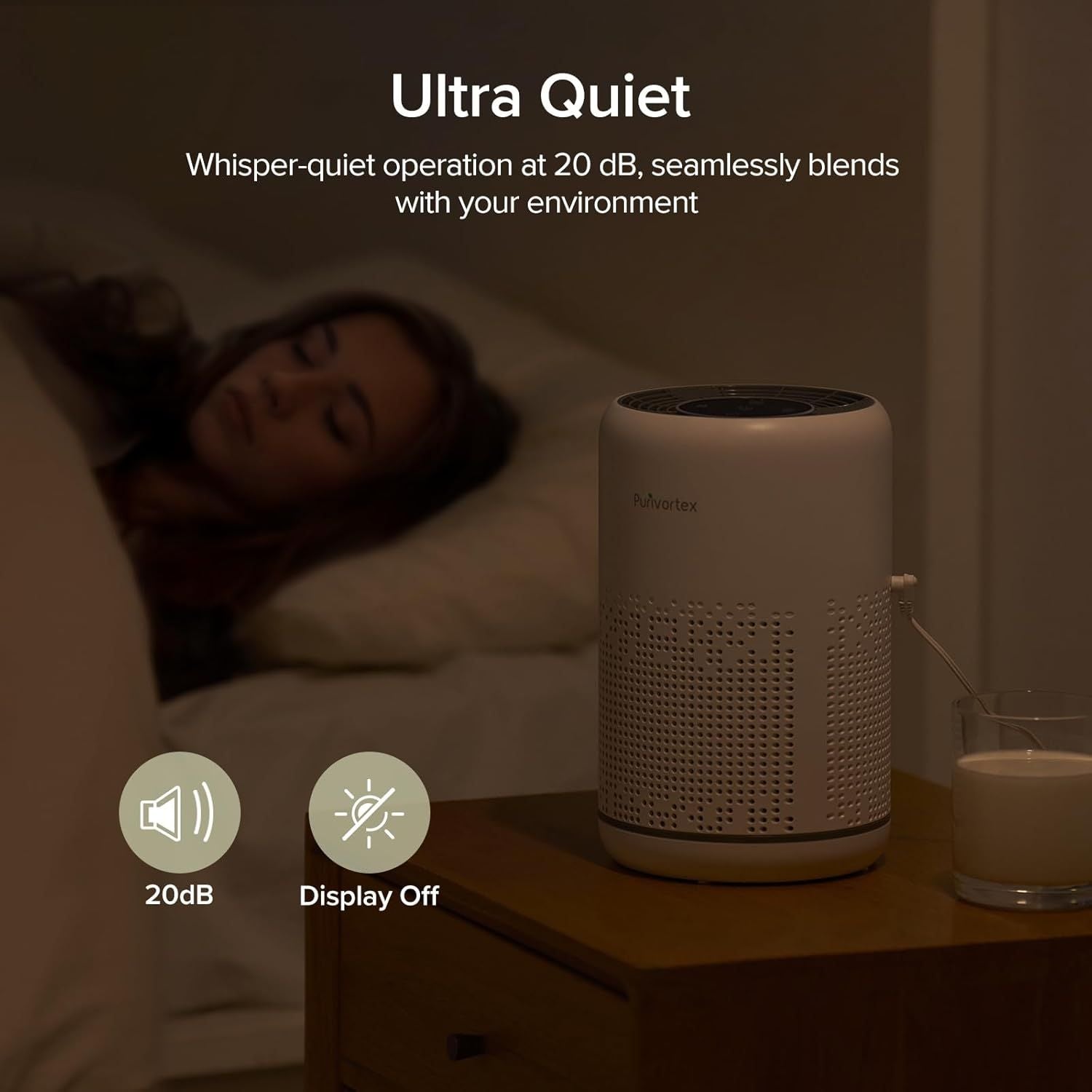 Efficient HEPA Air Purifier AC300 - Ideal for Bedrooms - Removes Smoke and Allergens with Adjustable Settings and Odor Control - Storehouse Essentials