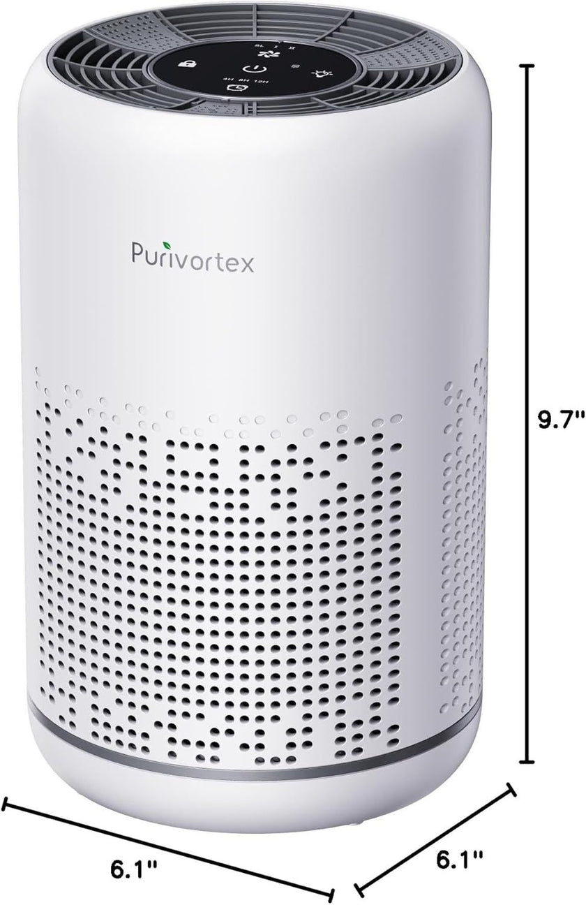 Efficient HEPA Air Purifier AC300 - Ideal for Bedrooms - Removes Smoke and Allergens with Adjustable Settings and Odor Control - Storehouse Essentials