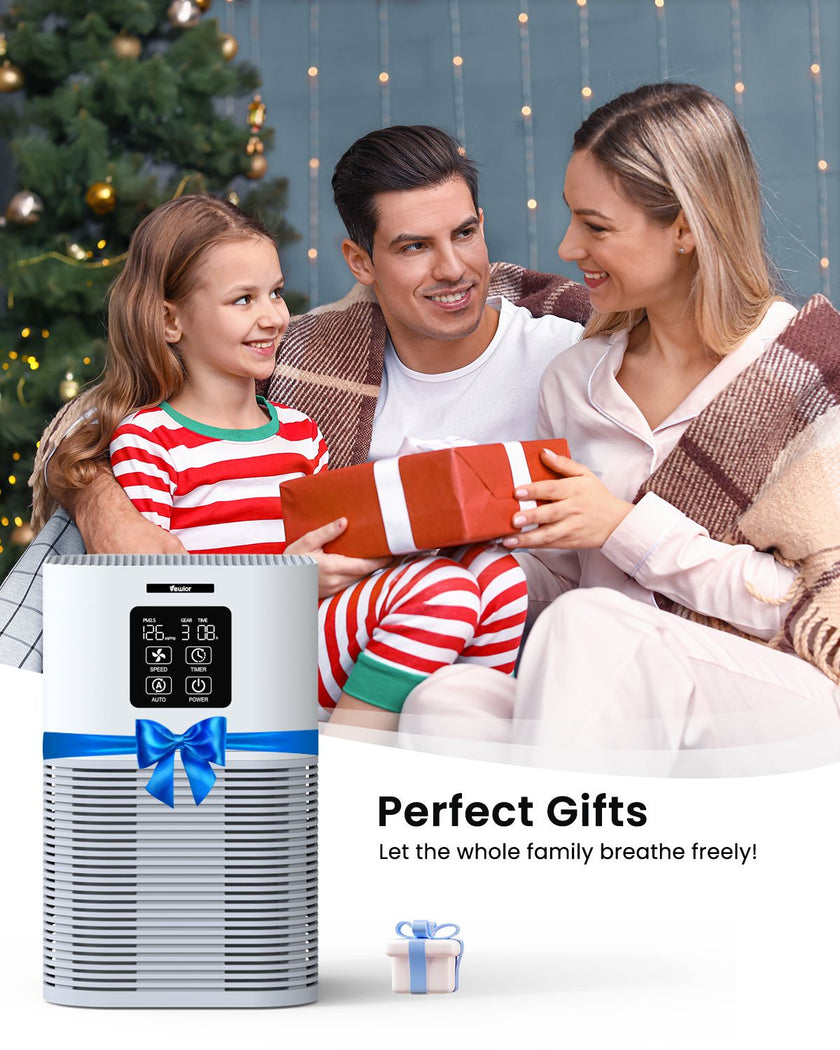 VEWIOR Dual Function Air Purifier with H13 Filters - Odor Eliminator for Home & Office, Includes Aromatherapy Feature - Storehouse Essentials