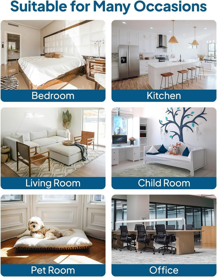 Desktop Air Cleaner for Bedroom and Office – H13 True HEPA Filter with Sleep Mode - Storehouse Essentials