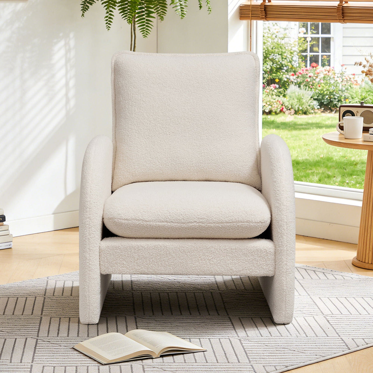 Modern Sherpa Accent Chair - Storehouse Essentials