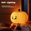 Home Decor Halloween Pumpkin Night Light Cute Soft Silicone Lamp Touch Dimmable Rechargeable Bedside Decor Light Kids Gifts Halloween Decorations - Storehouse Essentials